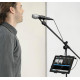 Microphone Stand with Tablet holder